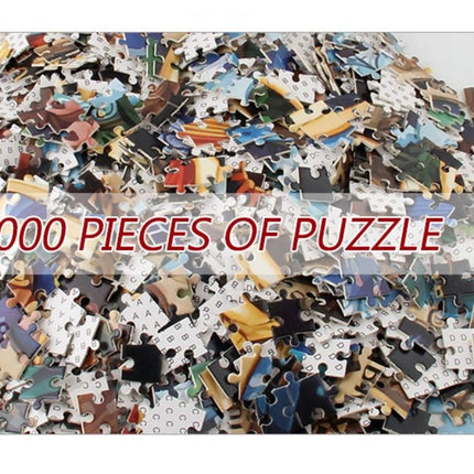 1000Pcs Thick Papers Jigsaw Puzzles Fun Game Challenge Gift For Adults Teens Kids (hot air balloons) - Go2buy Australia