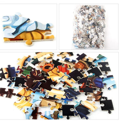 1000Pcs Thick Papers Jigsaw Puzzles Fun Game Challenge Gift For Adults Teens Kids (hot air balloons) - Go2buy Australia