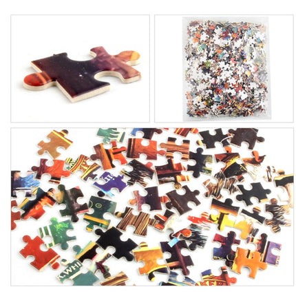 1000Pcs Thick Papers Jigsaw Puzzles Fun Game Challenge Gift For Adults Teens Kids (Tally Cat) - Go2buy Australia