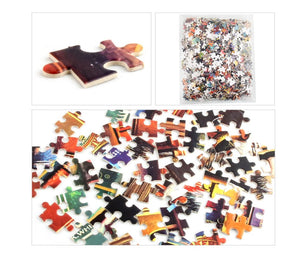 1000Pcs Thick Papers Jigsaw Puzzles Fun Game Challenge Gift For Adults Teens Kids (Tally Cat) - Go2buy Australia