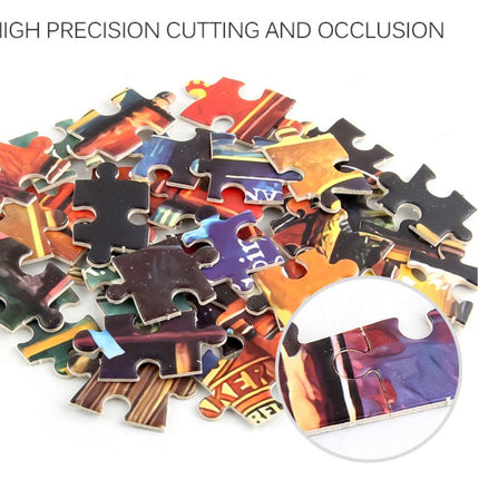 1000Pcs Thick Papers Jigsaw Puzzles Fun Game Challenge Gift For Adults Teens Kids (Tally Cat) - Go2buy Australia