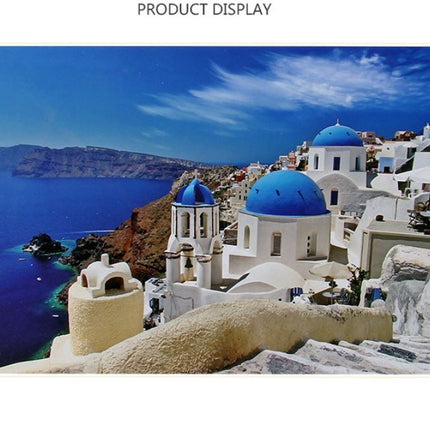 1000Pcs Thick Papers Jigsaw Puzzles Fun Game Challenge Gift For Teens Kids (Aegean Sea - A) - Go2buy Australia