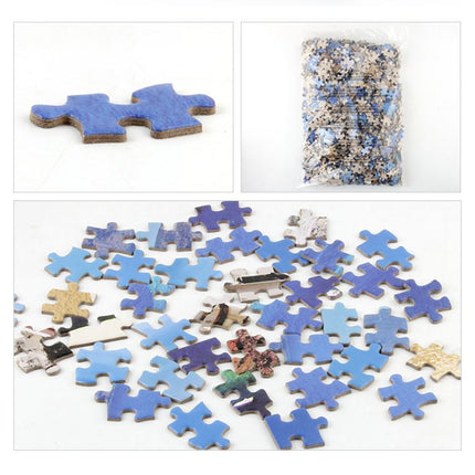 1000Pcs Thick Papers Jigsaw Puzzles Fun Game Challenge Gift For Teens Kids (Aegean Sea - A) - Go2buy Australia