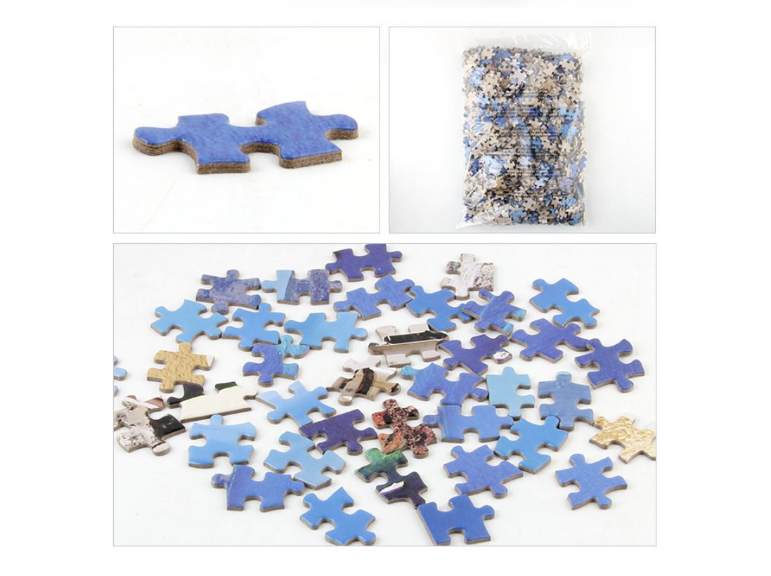 1000Pcs Thick Papers Jigsaw Puzzles Fun Game Challenge Gift For Teens Kids (Aegean Sea - A) - Go2buy Australia