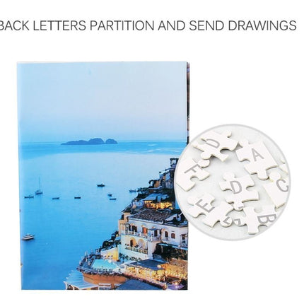 1000Pcs Thick Papers Jigsaw Puzzles Fun Game Challenge Gift For Teens Kids (Aegean Sea - B) - Go2buy Australia