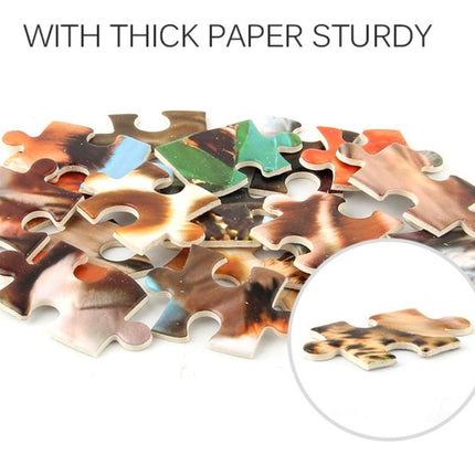 1000Pcs Thick Papers Jigsaw Puzzles Fun Game Challenge Gift For Teens Kids (Deers) - Go2buy Australia