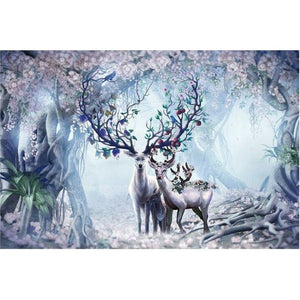 1000Pcs Thick Papers Jigsaw Puzzles Fun Game Challenge Gift For Teens Kids (Deers) - Go2buy Australia