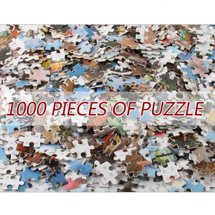 1000Pcs Thick Papers Jigsaw Puzzles Fun Game Challenge Gift For Teens Kids (Deers) - Go2buy Australia