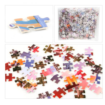 1000Pcs Thick Papers Jigsaw Puzzles Fun Game Challenge Gift For Teens Kids (Hot Air Balloon - B) - Go2buy Australia