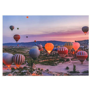 1000Pcs Thick Papers Jigsaw Puzzles Fun Game Challenge Gift For Teens Kids (Hot Air Balloon - B) - Go2buy Australia