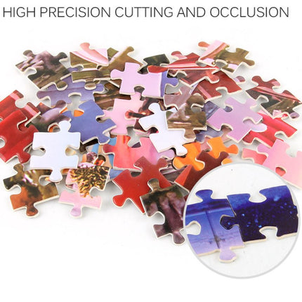 1000Pcs Thick Papers Jigsaw Puzzles Fun Game Challenge Gift For Teens Kids (Hot Air Balloon - B) - Go2buy Australia