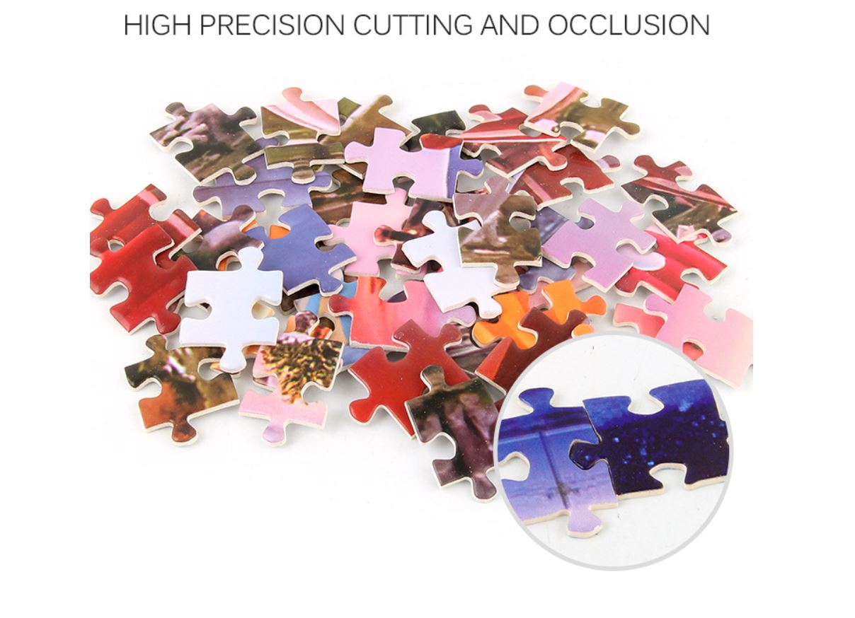 1000Pcs Thick Papers Jigsaw Puzzles Fun Game Challenge Gift For Teens Kids (Hot Air Balloon - B) - Go2buy Australia