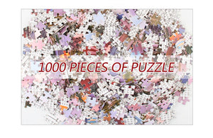 1000Pcs Thick Papers Jigsaw Puzzles Fun Game Challenge Gift For Teens Kids (Hot Air Balloon - B) - Go2buy Australia