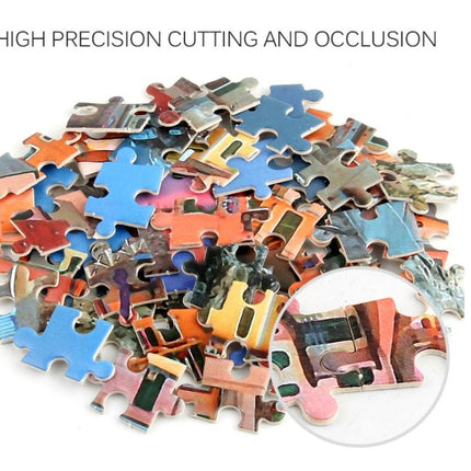 1000Pcs Thick Papers Jigsaw Puzzles Fun Game Challenge Gift For Teens Kids (Island View) - Go2buy Australia