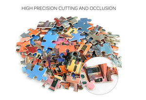 1000Pcs Thick Papers Jigsaw Puzzles Fun Game Challenge Gift For Teens Kids (Island View) - Go2buy Australia