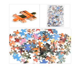 1000Pcs Thick Papers Jigsaw Puzzles Fun Game Challenge Gift For Teens Kids (Island View) - Go2buy Australia