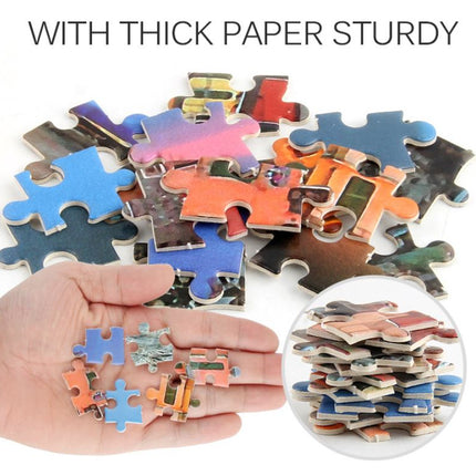 1000Pcs Thick Papers Jigsaw Puzzles Fun Game Challenge Gift For Teens Kids (Island View) - Go2buy Australia