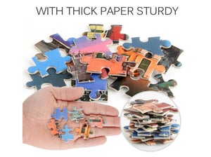 1000Pcs Thick Papers Jigsaw Puzzles Fun Game Challenge Gift For Teens Kids (Island View) - Go2buy Australia