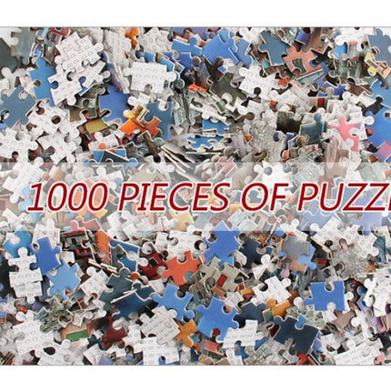1000Pcs Thick Papers Jigsaw Puzzles Fun Game Challenge Gift For Teens Kids (Island View) - Go2buy Australia