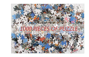 1000Pcs Thick Papers Jigsaw Puzzles Fun Game Challenge Gift For Teens Kids (Island View) - Go2buy Australia
