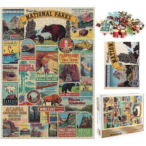 1000Pcs Thick Papers Jigsaw Puzzles Fun Game Challenge Gift For Teens Kids (National Park) - Go2buy Australia