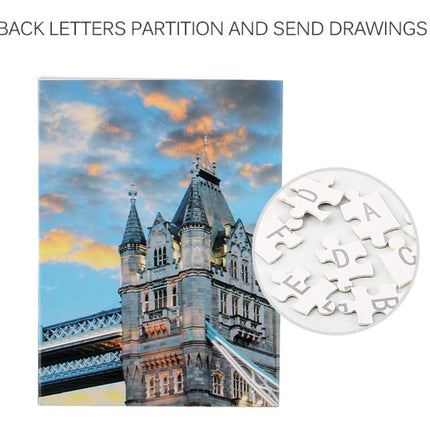 1000Pcs Thick Papers Jigsaw Puzzles Fun Game Challenge Gift For Teens Kids (Tower Bridge) - Go2buy Australia