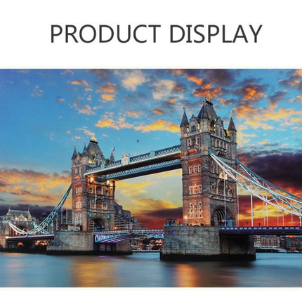 1000Pcs Thick Papers Jigsaw Puzzles Fun Game Challenge Gift For Teens Kids (Tower Bridge) - Go2buy Australia