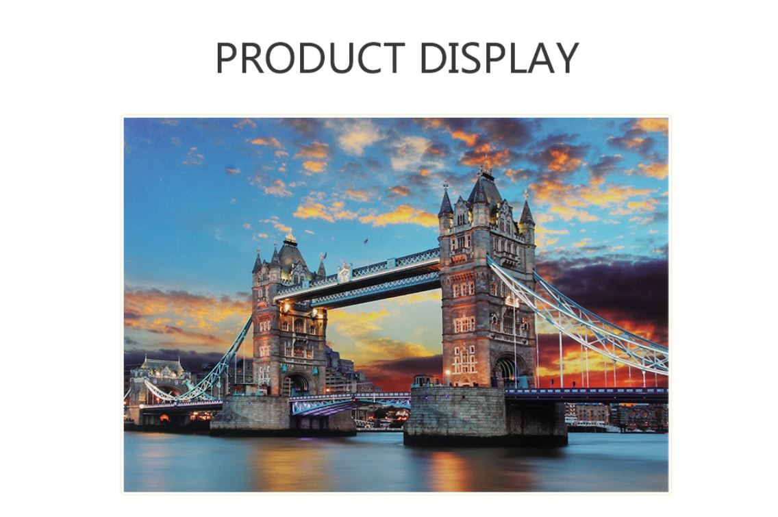 1000Pcs Thick Papers Jigsaw Puzzles Fun Game Challenge Gift For Teens Kids (Tower Bridge) - Go2buy Australia