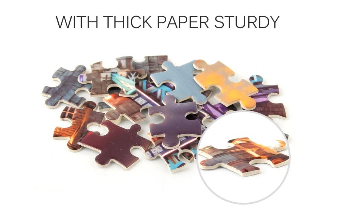 1000Pcs Thick Papers Jigsaw Puzzles Fun Game Challenge Gift For Teens Kids (Tower Bridge) - Go2buy Australia