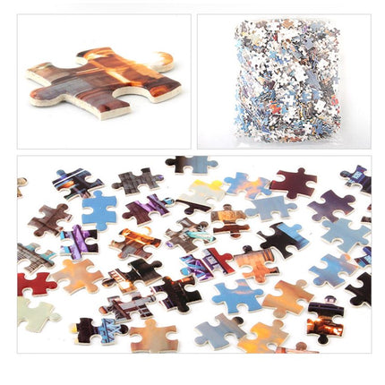 1000Pcs Thick Papers Jigsaw Puzzles Fun Game Challenge Gift For Teens Kids (Tower Bridge) - Go2buy Australia