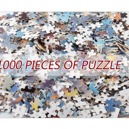 1000Pcs Thick Papers Jigsaw Puzzles Fun Game Challenge Gift For Teens Kids (Tower Bridge) - Go2buy Australia