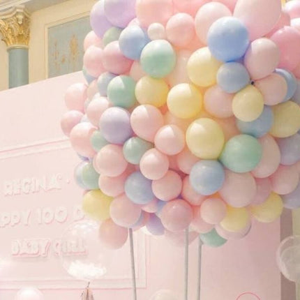 100PCS 25cm/10" Ultra Thick Macaron Candy Pastel Latex Balloons Birthday Wedding Party - Go2buy Australia