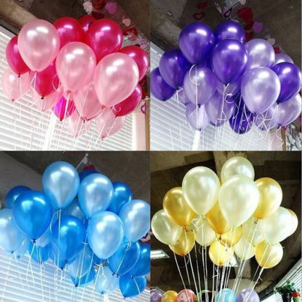 100pcs Ultra Thick 2.2g Bulk 25cm/10" Helium Latex Balloons Party Wedding Birthday - Go2buy Australia