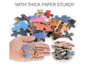 1000Pcs Thick Papers Jigsaw Puzzles Fun Game Challenge Gift For Teens Kids (Island View)