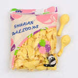 100PCS 25cm/10" Ultra Thick Macaron Candy Pastel Latex Balloons Birthday Wedding Party