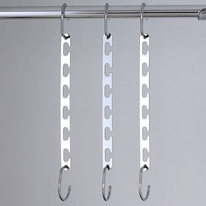 10PCS Metal Amazing Wonder Clothes Hanger Space Saver Wardrobe Closet Organizer Hook - Go2buy Australia