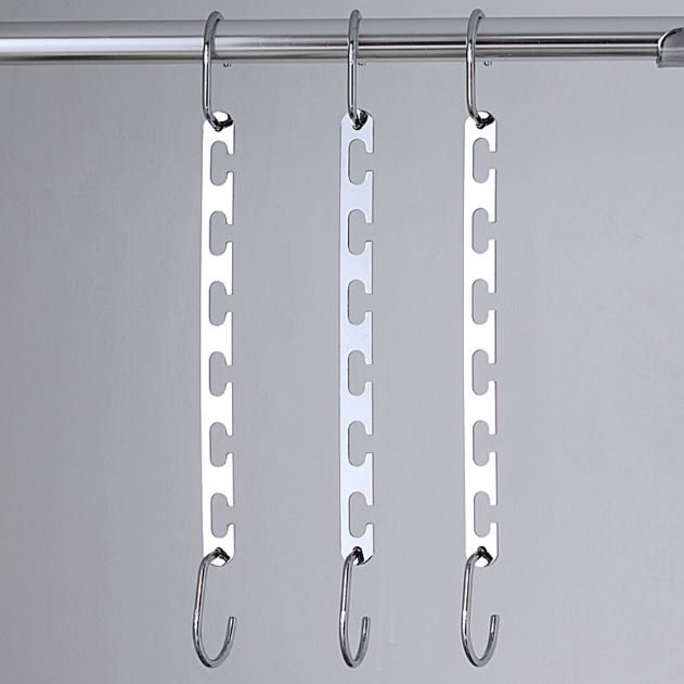 10PCS Metal Amazing Wonder Clothes Hanger Space Saver Wardrobe Closet Organizer Hook - Go2buy Australia