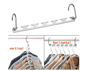 10PCS Metal Amazing Wonder Clothes Hanger Space Saver Wardrobe Closet Organizer Hook - Go2buy Australia