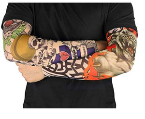 10PCS UV Sun Protection Fake Temporary Nylon Tattoo Unisex Sleeves - Go2buy Australia