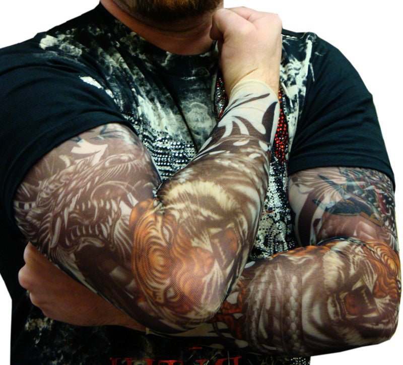 10PCS UV Sun Protection Fake Temporary Nylon Tattoo Unisex Sleeves - Go2buy Australia