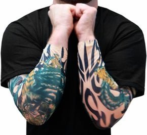 10PCS UV Sun Protection Fake Temporary Nylon Tattoo Unisex Sleeves - Go2buy Australia