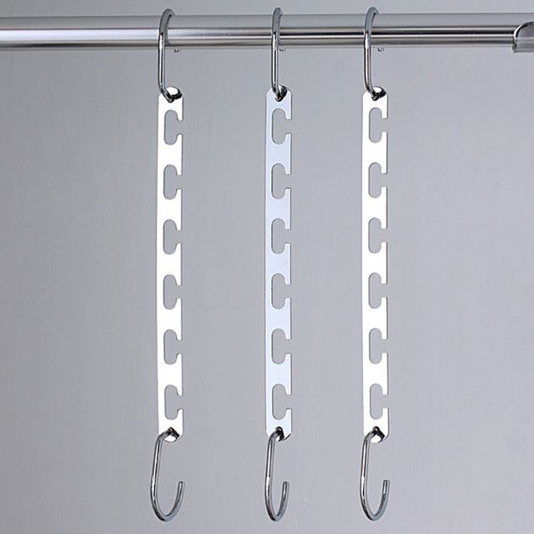 10PCS Metal Amazing Wonder Clothes Hanger Space Saver Wardrobe Closet Organizer Hook