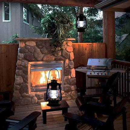 12 LED Vintage Hurricane Lantern with Built - in Dimmer - Standard & Rechargeable Types - Go2buy Australia