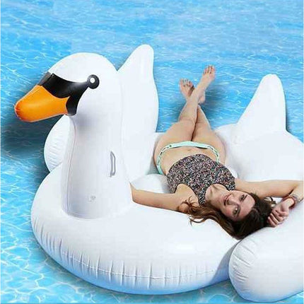 Giant Inflatable White Swan Pool Float Raft 190*175*115cm