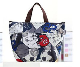 Buy football Insulated Lunch Bag Tote Container For Women Kids Office Work School (5 Colors Available)