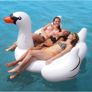 Giant Inflatable White Swan Pool Float Raft 190*175*115cm