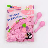 100PCS 25cm/10" Ultra Thick Macaron Candy Pastel Latex Balloons Birthday Wedding Party