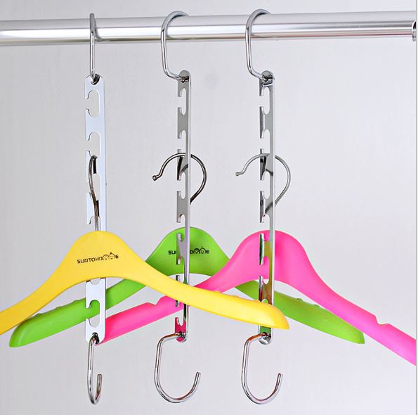 10PCS Metal Amazing Wonder Clothes Hanger Space Saver Wardrobe Closet Organizer Hook