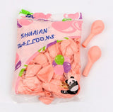 100PCS 25cm/10" Ultra Thick Macaron Candy Pastel Latex Balloons Birthday Wedding Party