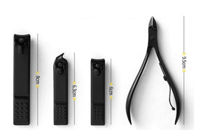 15Pcs Manicure Pedicure Stainless Nail Clippers Kit Set Cuticle Grooming Case - Go2buy Australia